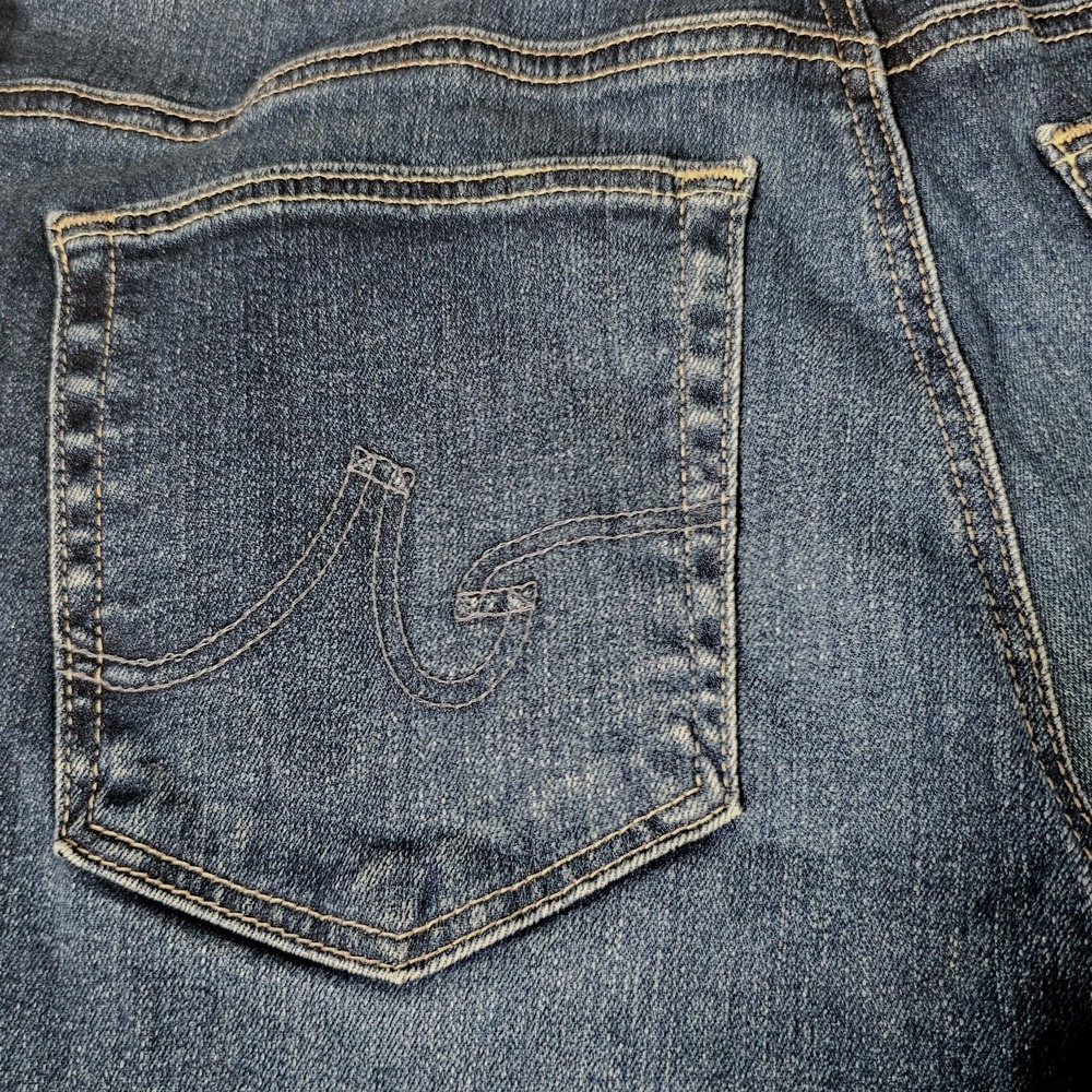 Adriano Goldschmied Farrah Ankle Skinny Jeans Womens Size 31R Mid Rise Dark Wash - Picture 14 of 14